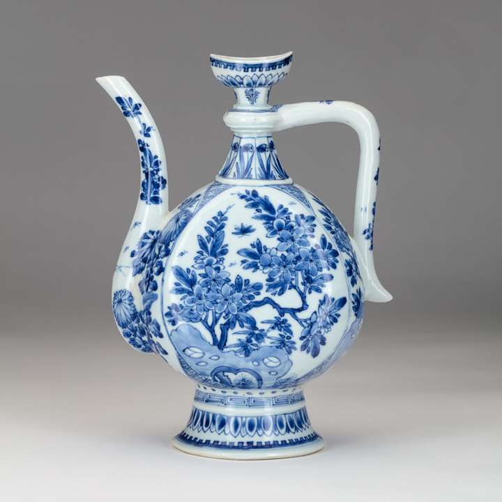 A Blue-and-White Ewer